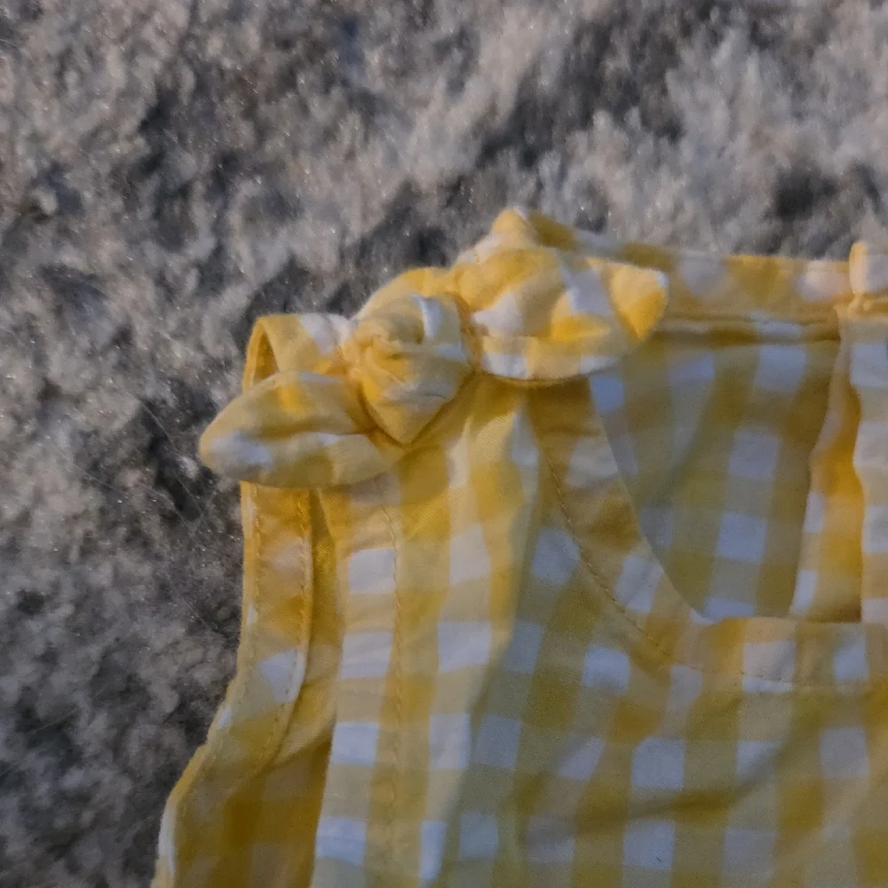 Carter's Yellow Gingham Diaper Cover Set